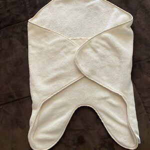 Cozy White Baby Swaddle Blanket